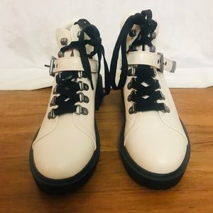 Forever21 White Boots **NEVER WORN**